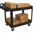 Utility Cart, 2 Tiers, 25-5/8