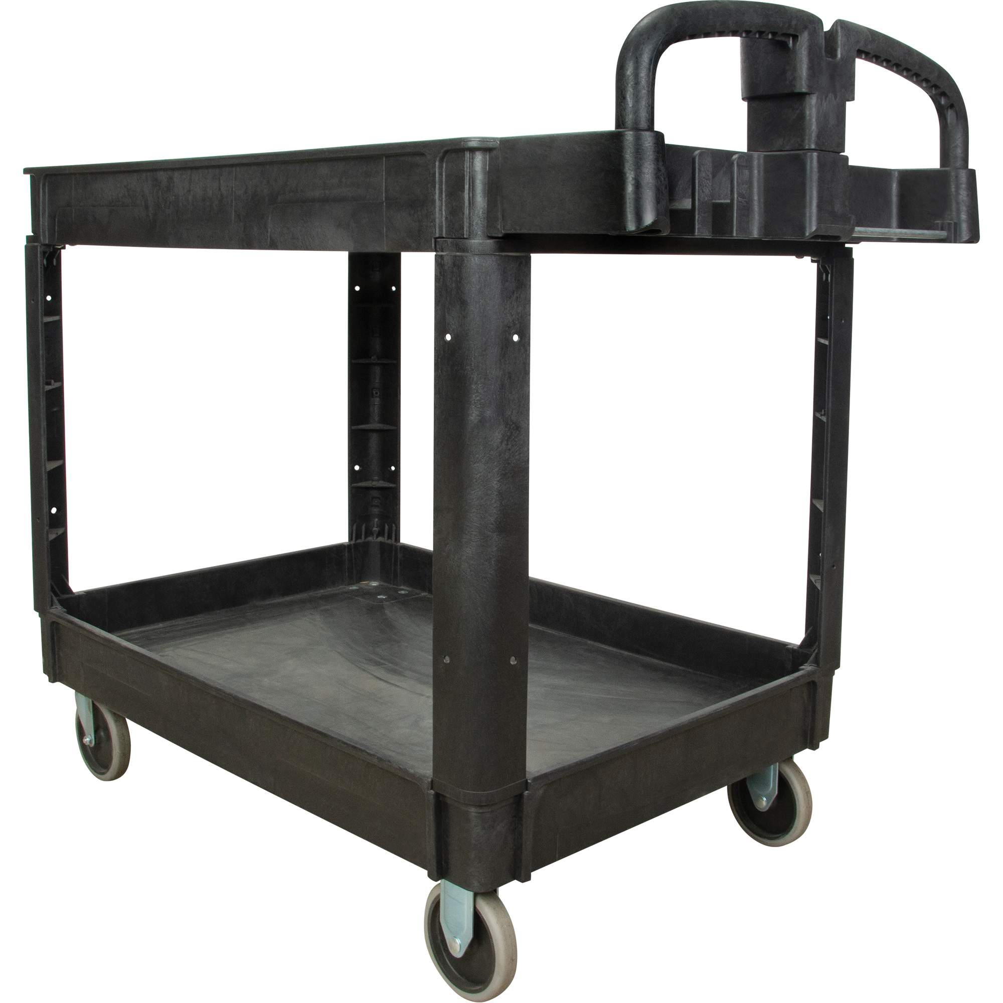 Utility Cart, 2 Tiers, 25-5/8