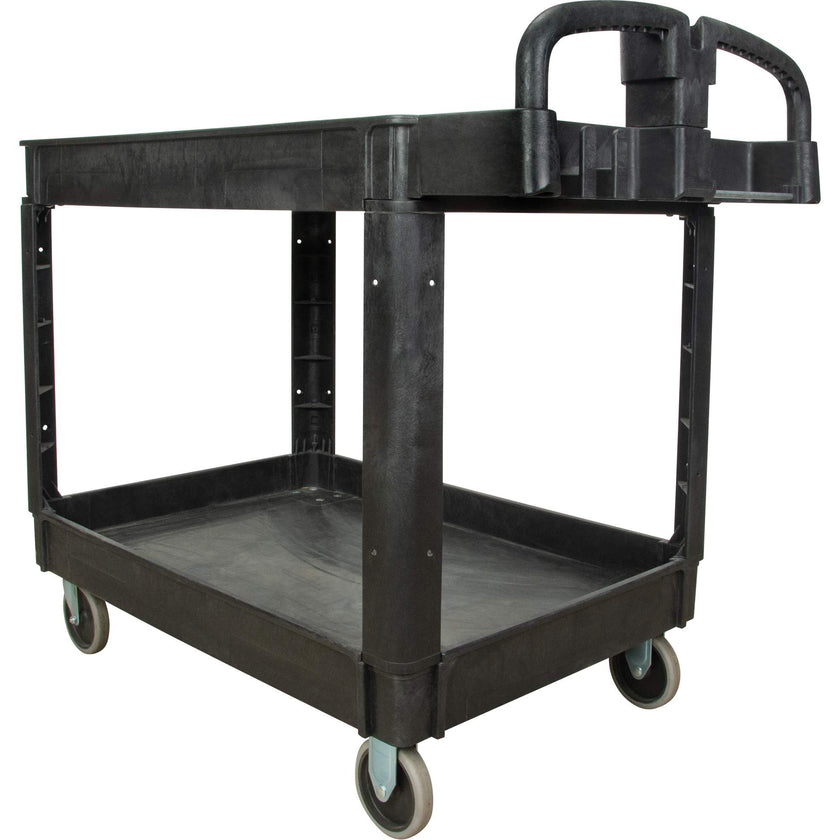 Utility Cart, 2 Tiers, 25-5/8