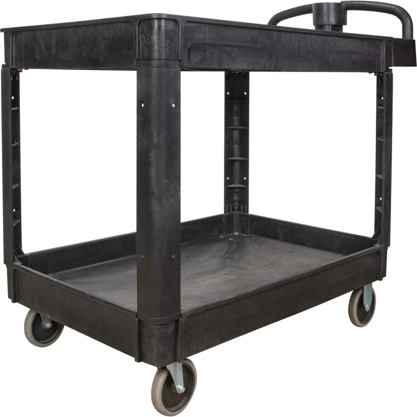 Utility Cart, 2 Tiers, 25-5/8