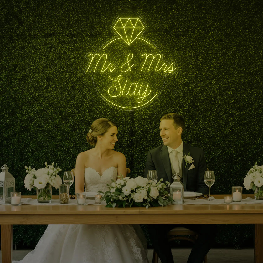 Mr & Mrs Slay Neon Sign