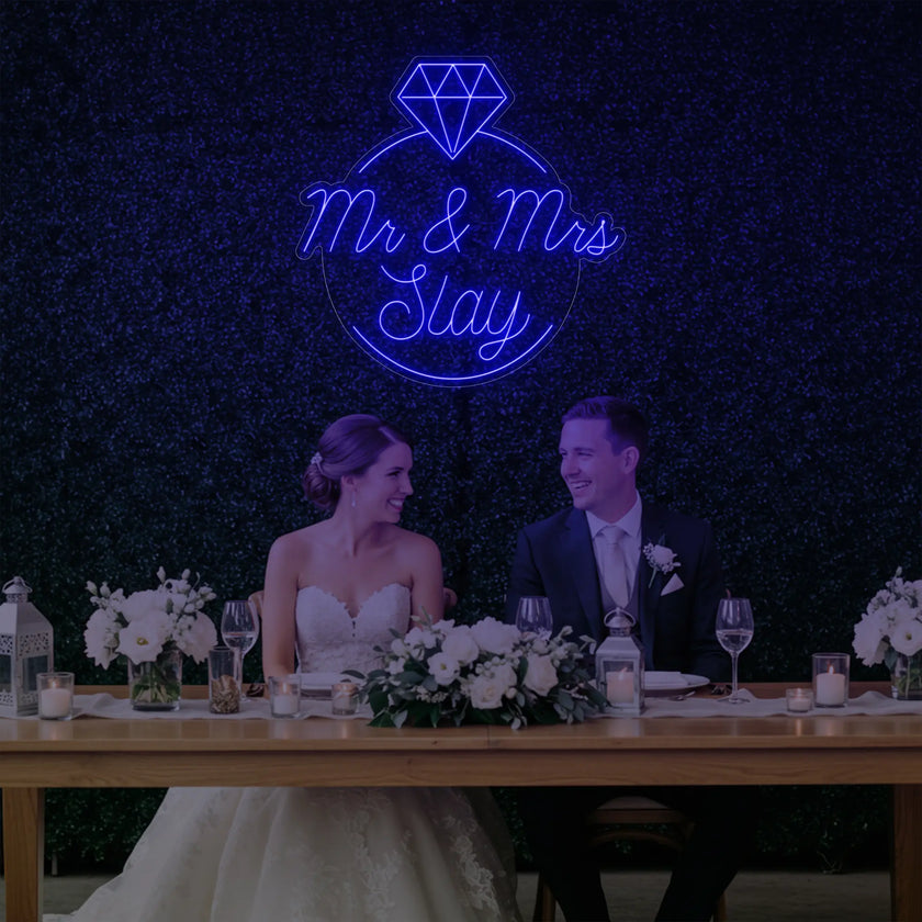 Mr & Mrs Slay Neon Sign