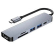 Multi Function Dock 4K HD USB  Notebook 6 In 1