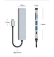 Multi Function Dock 4K HD USB  Notebook 6 In 1