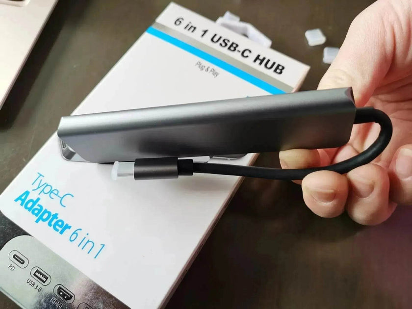 Multi Function Dock 4K HD USB  Notebook 6 In 1