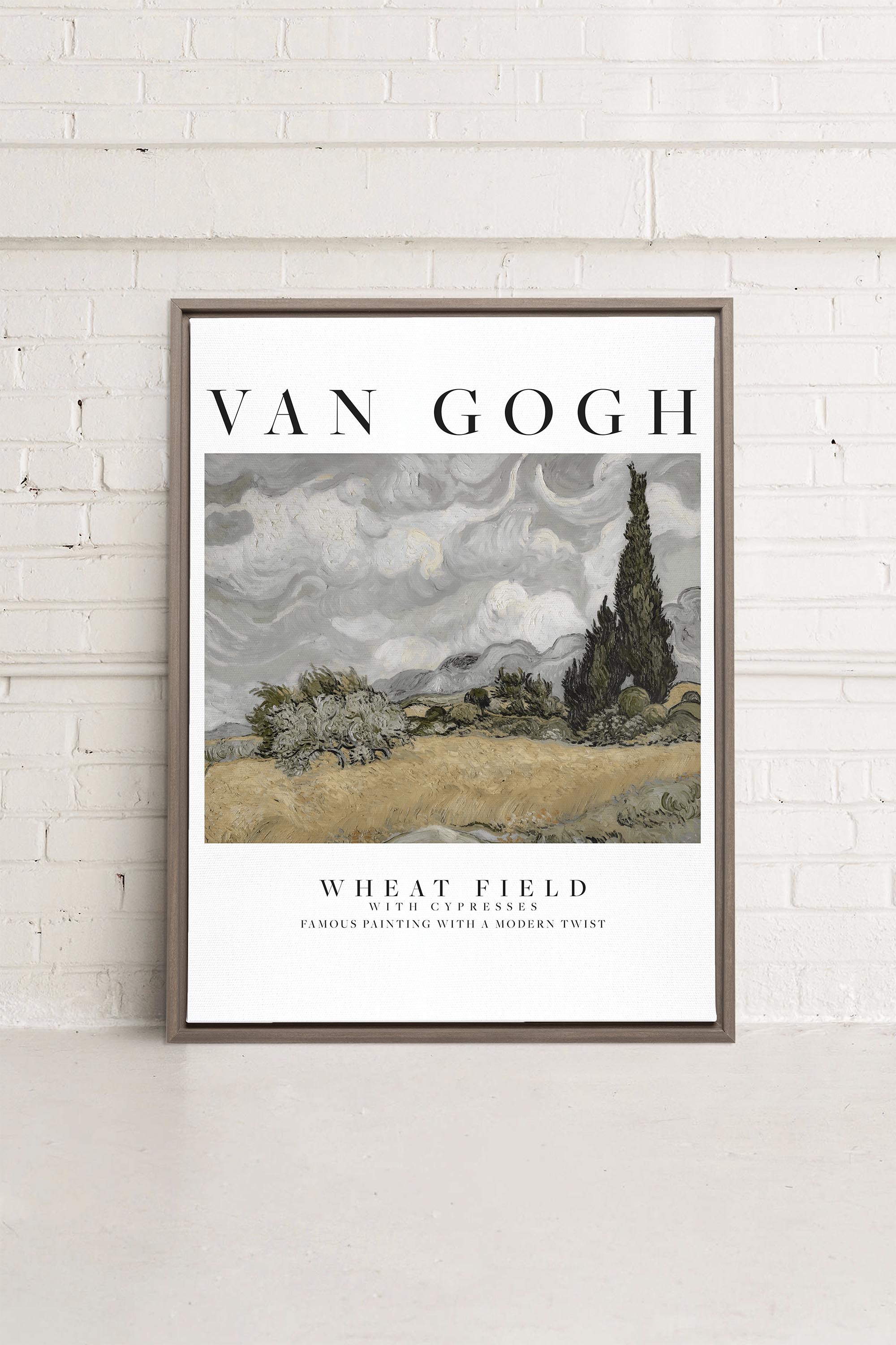 WHEATS FIELD, Oeuvre sur toile étirée