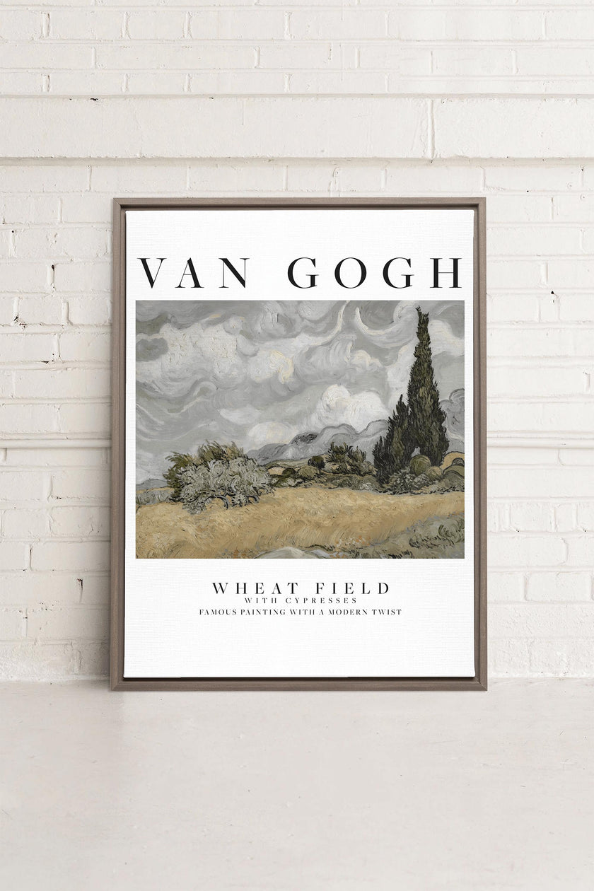 WHEATS FIELD, Oeuvre sur toile étirée