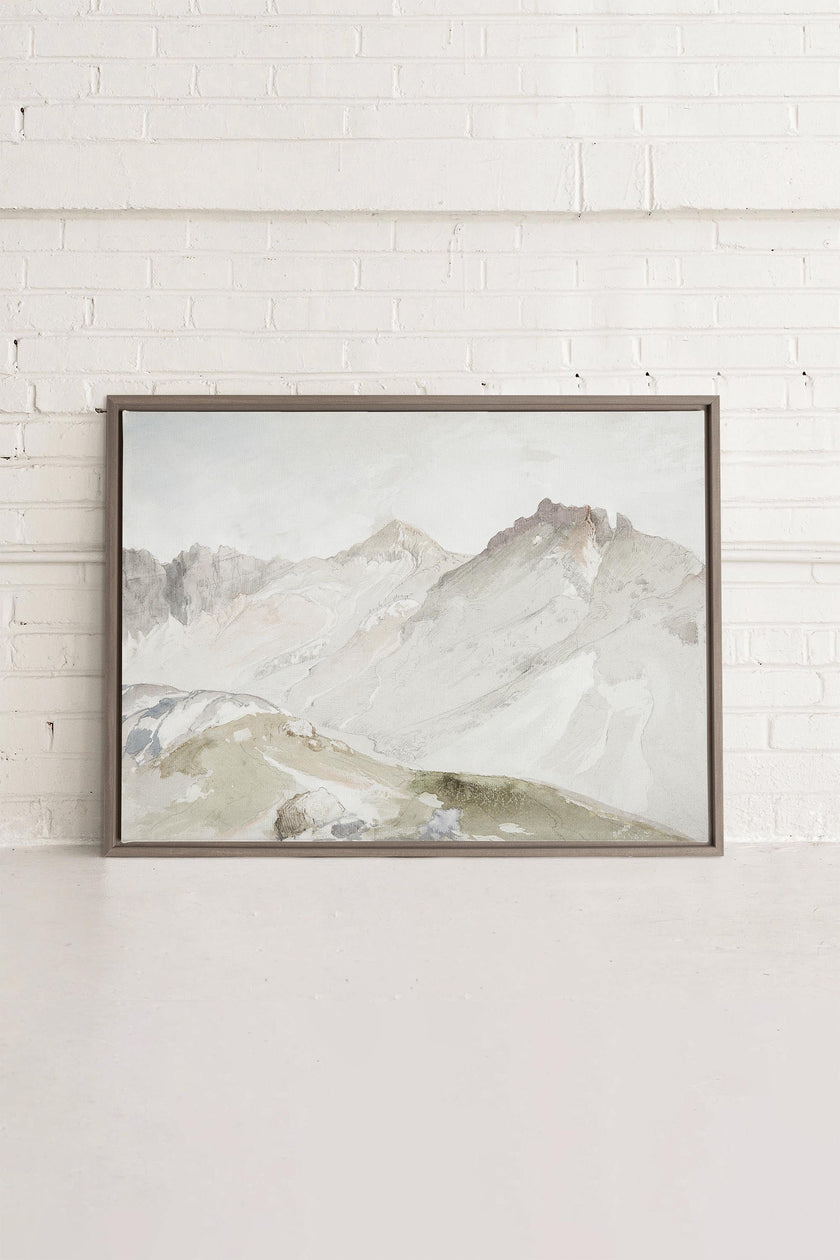 MOUNTAIN VIEW, Oeuvre sur toile étirée