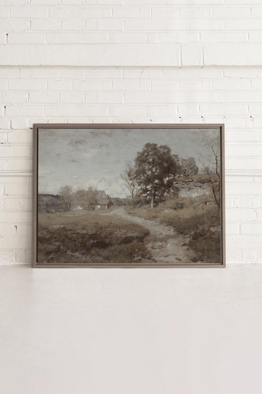 RURAL LANDSCAPE, Oeuvre sur toile étirée