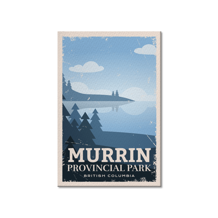 Murrin British Columbia Provincial Park Postcard, Canada Parks