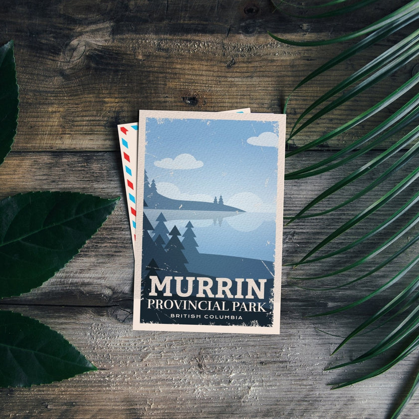 Murrin British Columbia Provincial Park Postcard, Canada Parks