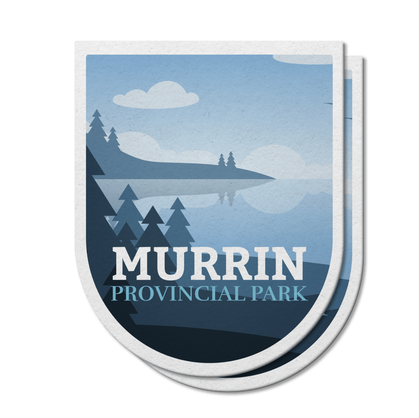 Murrin British Columbia Provincial Park Waterproof Vinyl Sticker, Canada Parks
