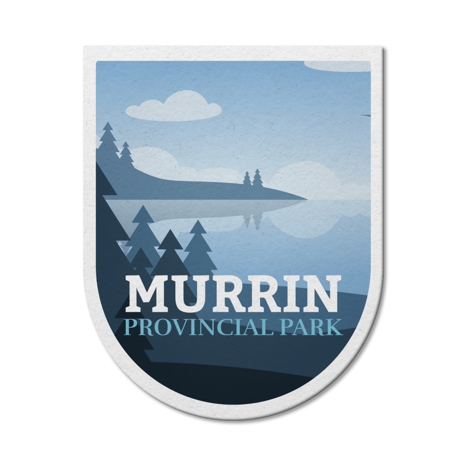 Murrin British Columbia Provincial Park Waterproof Vinyl Sticker, Canada Parks
