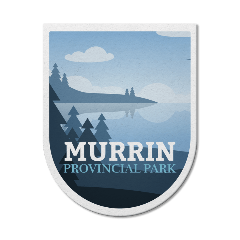 Murrin British Columbia Provincial Park Waterproof Vinyl Sticker, Canada Parks