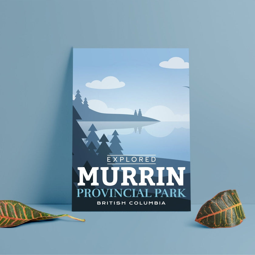 Murrin Provincial Park 'Explored' Poster, Canada Parks