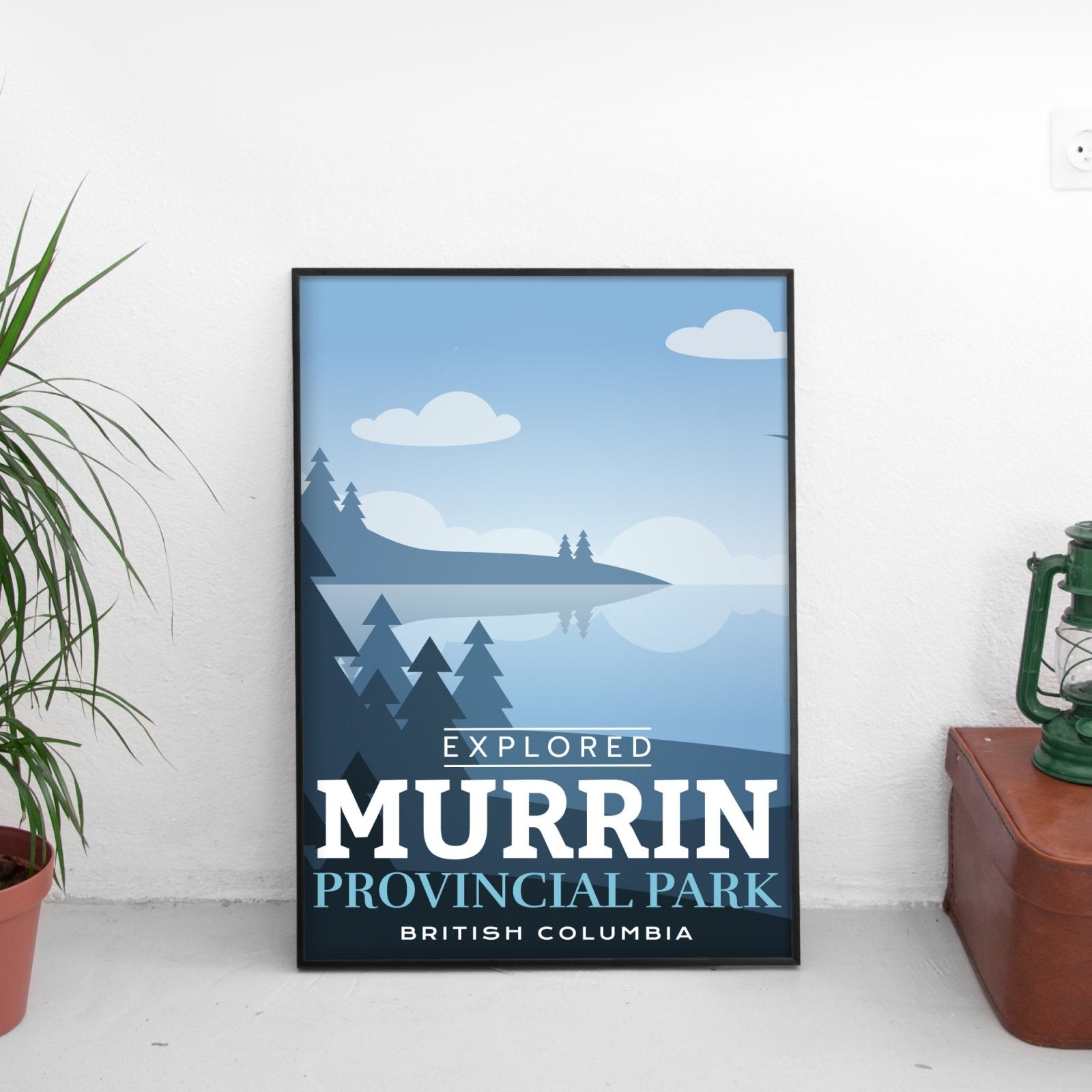 Murrin Provincial Park 'Explored' Poster, Canada Parks