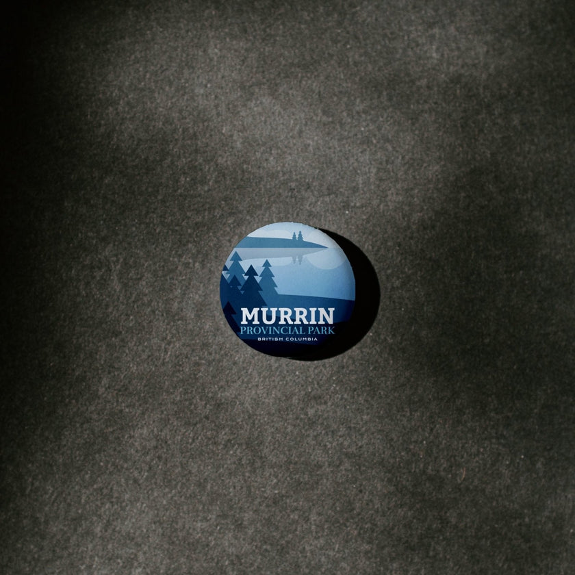 Murrin Provincial Park of British Columbia Pinback Button, Canada Parks