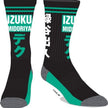 My Hero Academia - Izuku Midoriya With Kanji Crew Socks