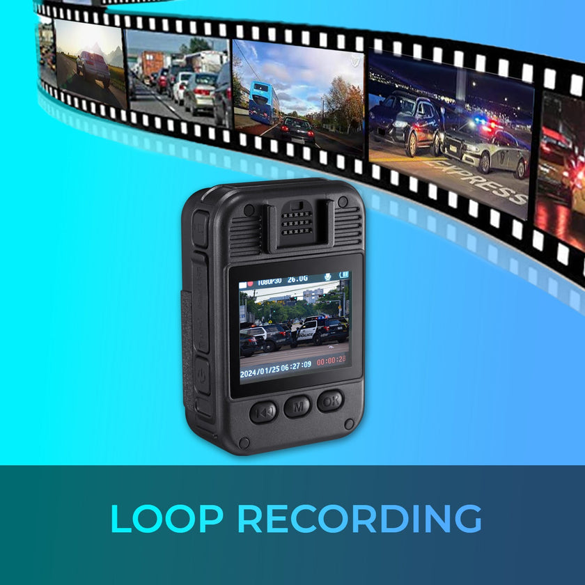 myGEKOgear - Aegis 110 HD Body Cam 1080p - IP65- Black