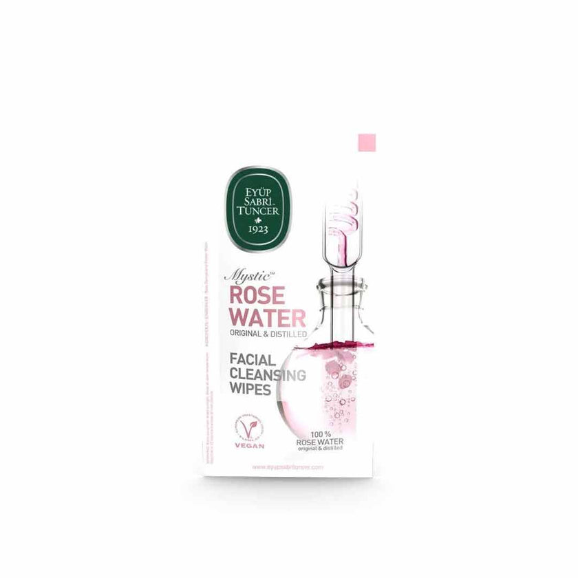Mystic Rose Water Facial Wipes – Weekly Care Pack 7pcs | %100 Rose Water