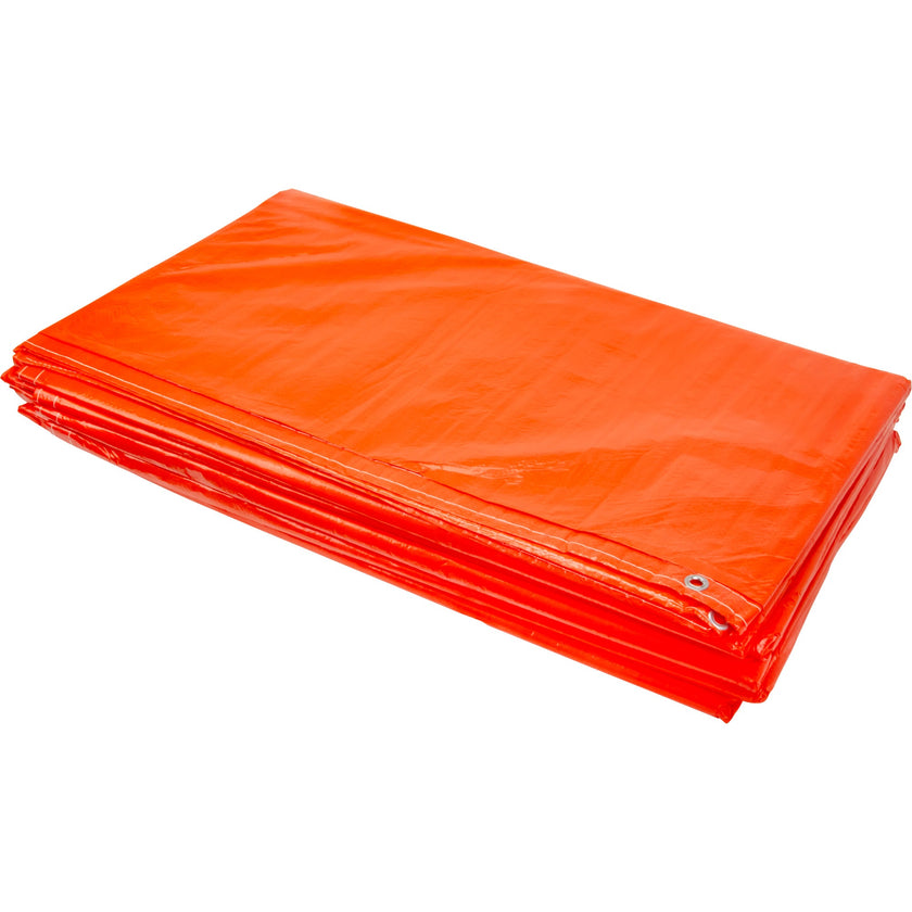 Bâches isolantes, polyéthylène, orange, 6,1 m x 3,6 m x 0,2 mm (8 mils)