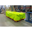 High-Visibility Heavy-Duty Woven Tarp, Polyethylene, Green/Orange, 40' x 60' x 12 mils