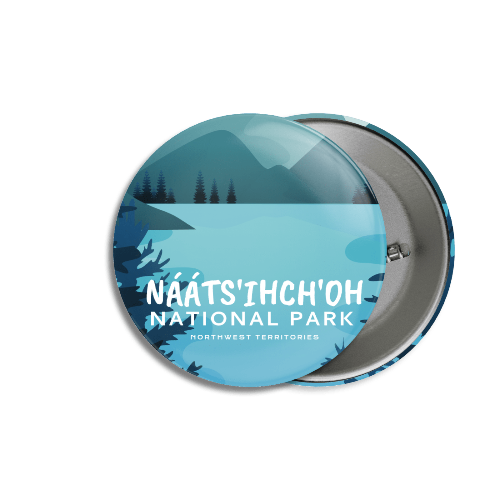 Naats’ihch’oh National Park of Canada Pinback Button, Canada Parks