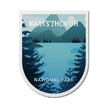 Naats'ihch'oh National Park of Canada Waterproof Vinyl Sticker, Canada Parks