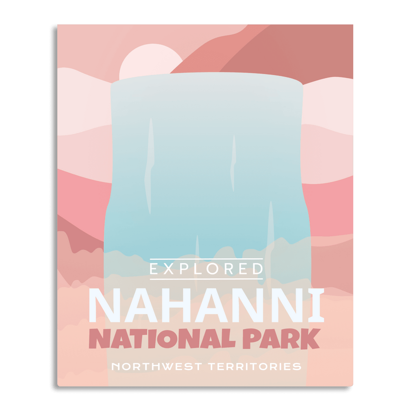 Nahanni National Park 'Explored' Poster, Canada Parks