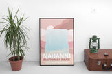Nahanni National Park 'Explored' Poster, Canada Parks