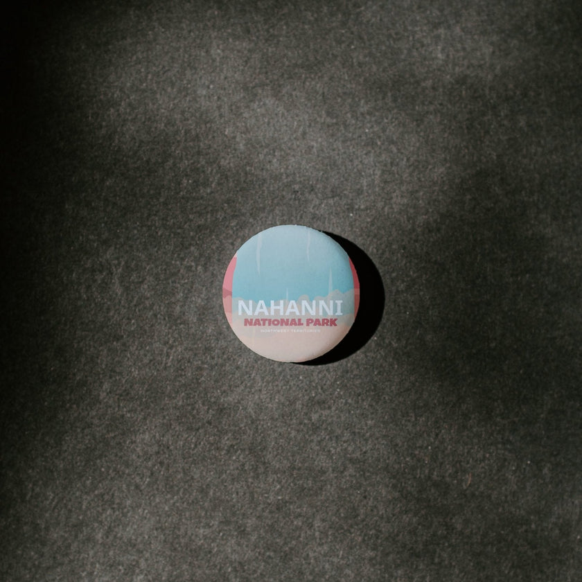 Nahanni National Park of Canada Pinback Button, Canada Parks