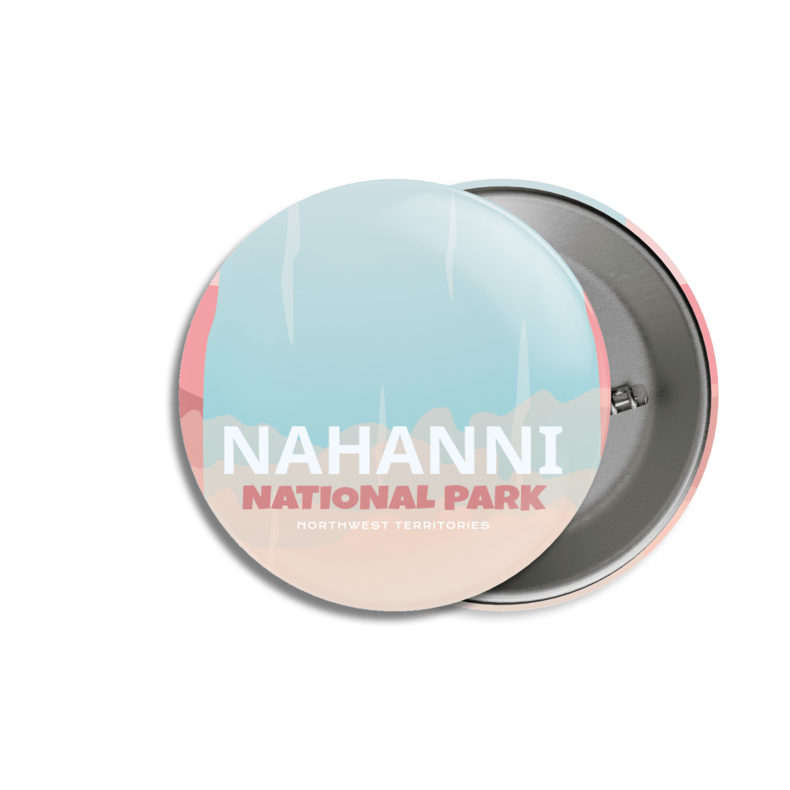 Nahanni National Park of Canada Pinback Button, Canada Parks