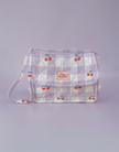 Convertible dolls nappy bag set - cherry - Tiny Harlow