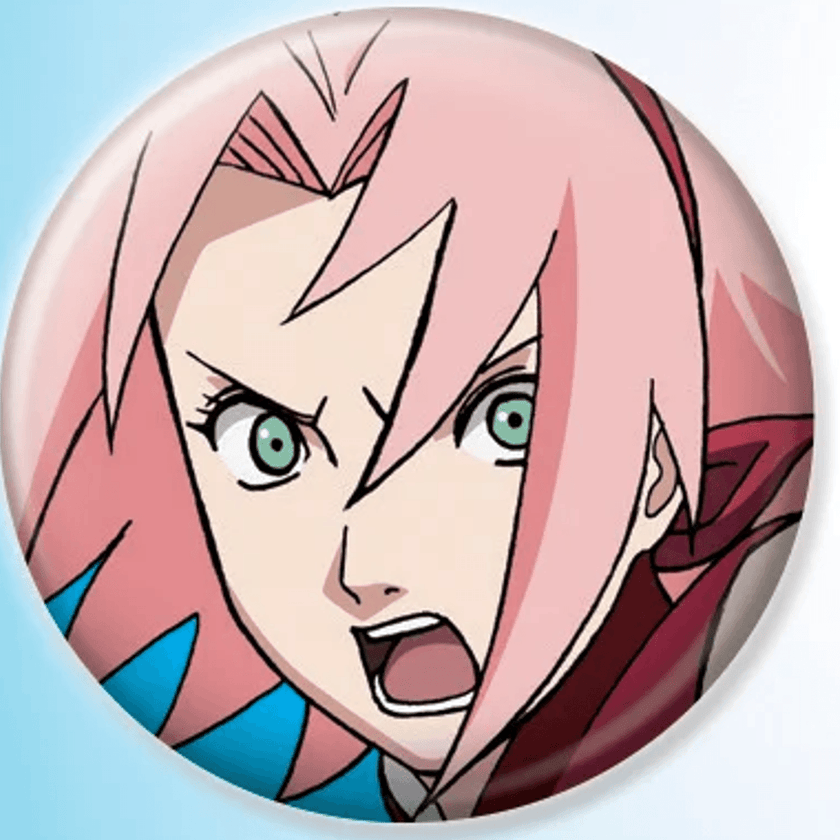 Naruto Sakura Button