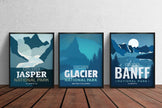 National Park 'Explored' Digital Poster, Canada Parks