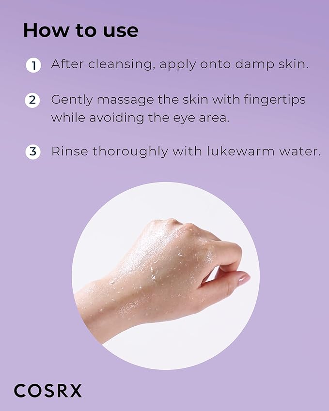Gel exfoliant doux COSRX Goodnight Soft Peeling Gel - Nettoyant (120ml)