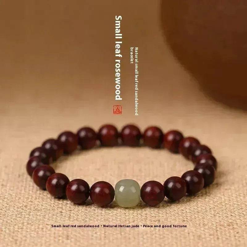 Natural Pterocarpus Santalinus Bead Bracelet For Men And Women Couple