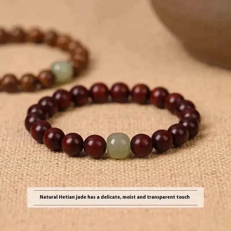 Natural Pterocarpus Santalinus Bead Bracelet For Men And Women Couple