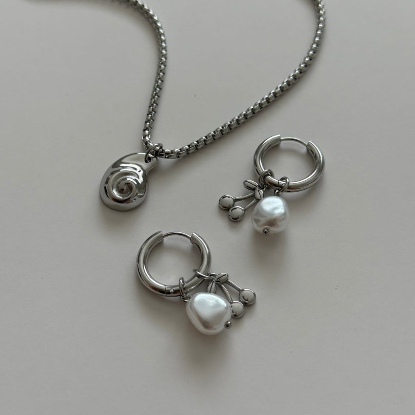 Nautilus Necklace- Silver