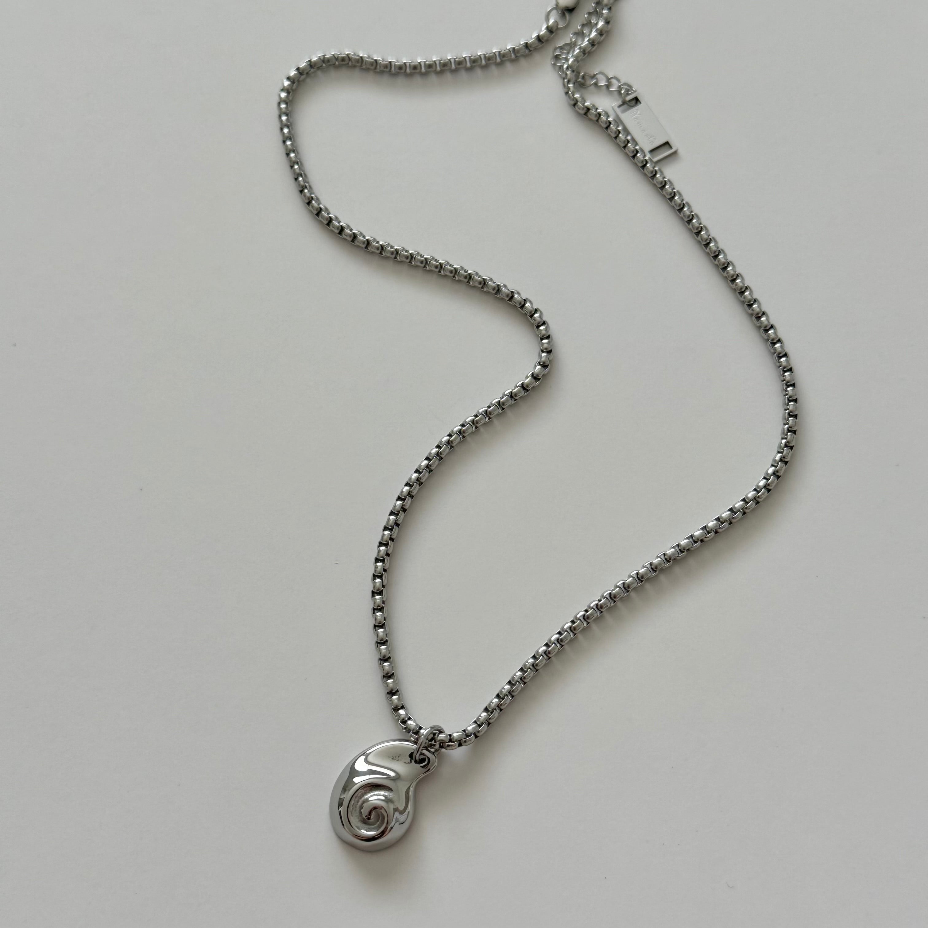 Nautilus Necklace- Silver