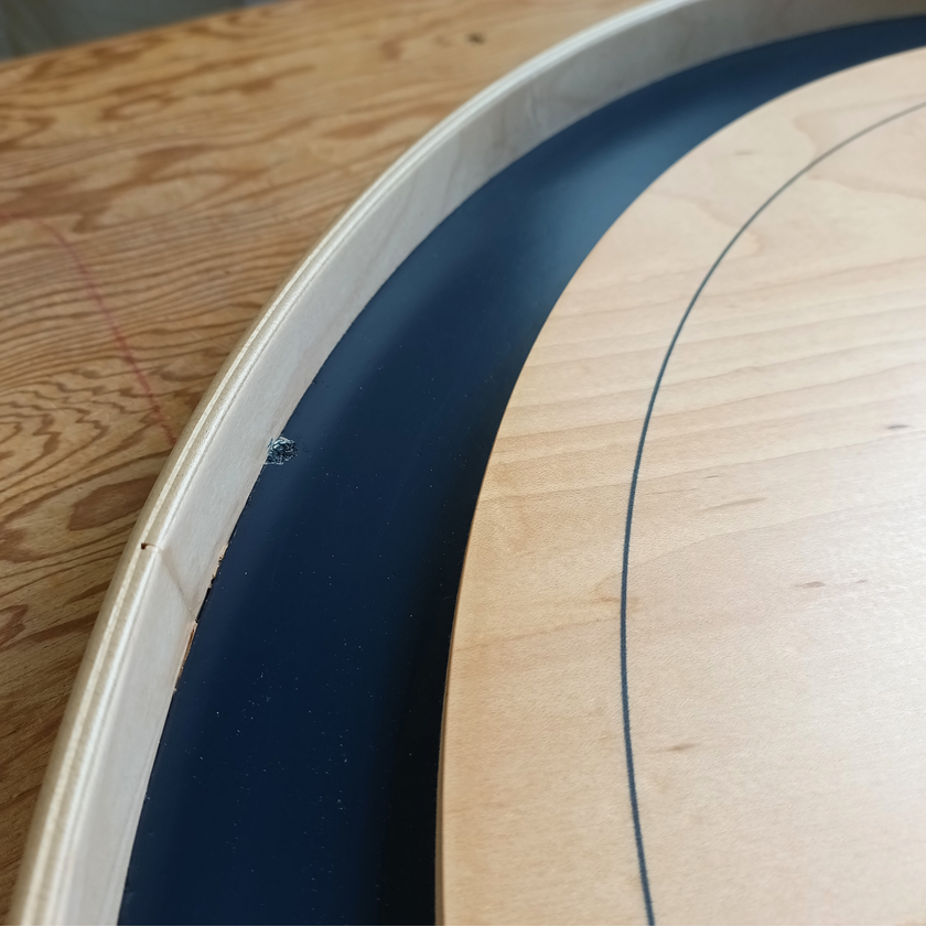 The Navy Board by Crokinole Canada - Tournament Board Game Set - Meets NCA Standards