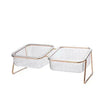 Neck-protecting sloped pet feed bowl Stand