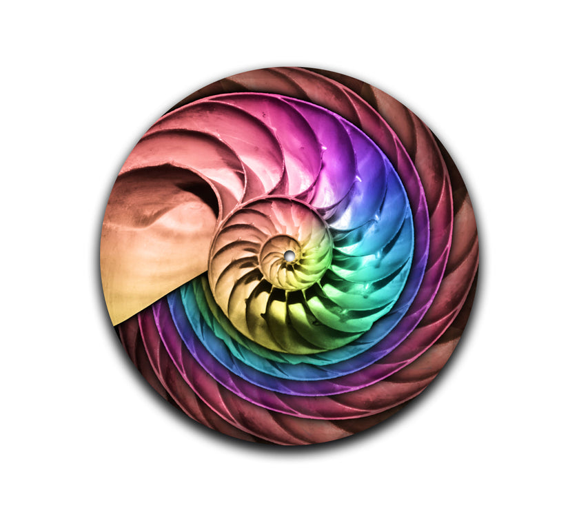 Shell Fractal Turntable Slipmat