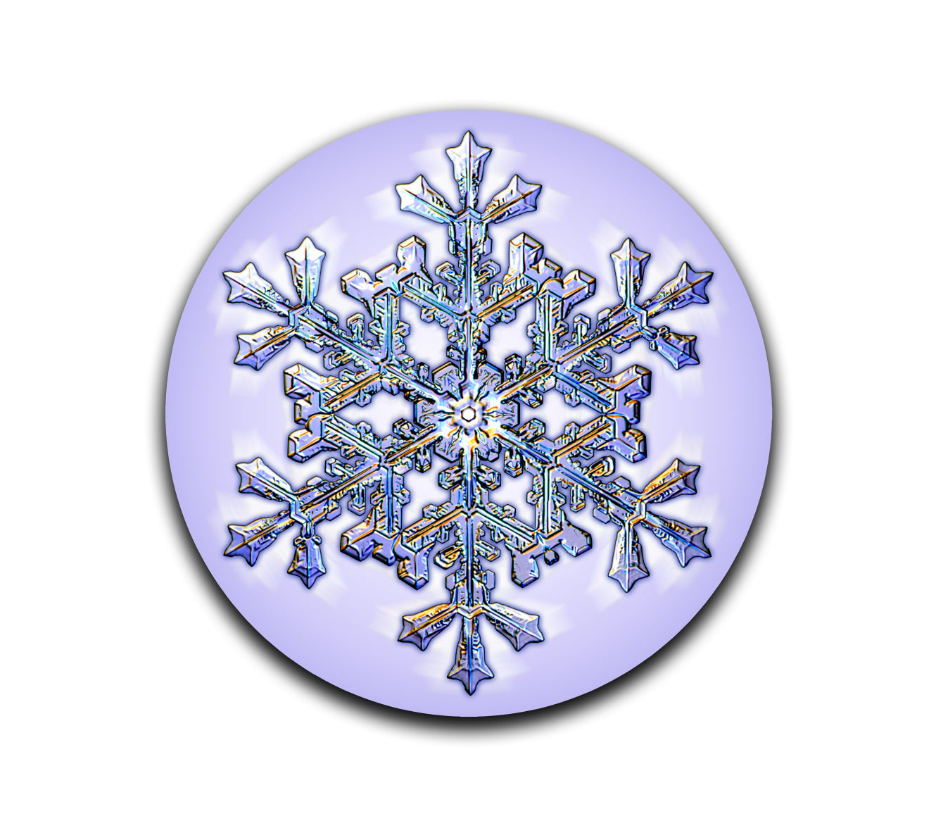 Snow Flake Turntable Slipmat
