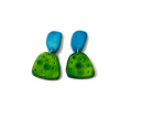 Handmade Summer Statement Earrings, Post or Clip On – 