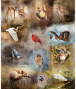 Hoffman Fabrics - Nestled in Nature - panel