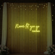 Never Let You Go Neon Sign