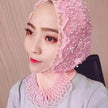new Arab  hijab chiffon beaded scarf