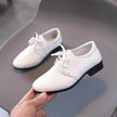 New British Style Lace-up Children's Shoes