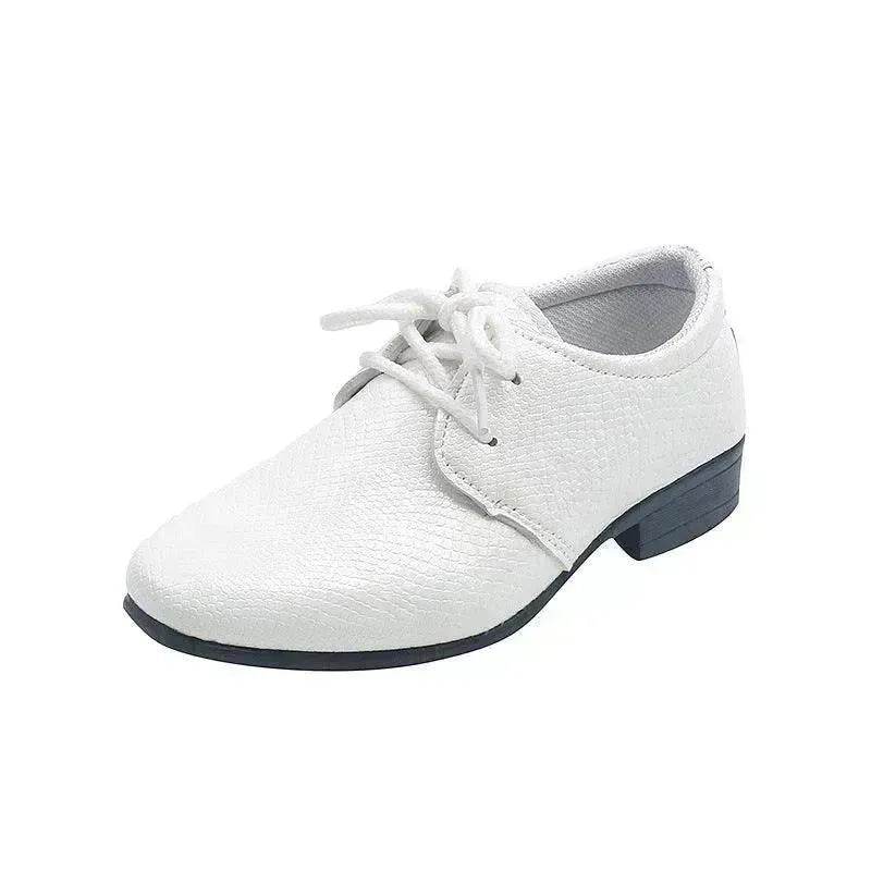 New British Style Lace-up Children's Shoes